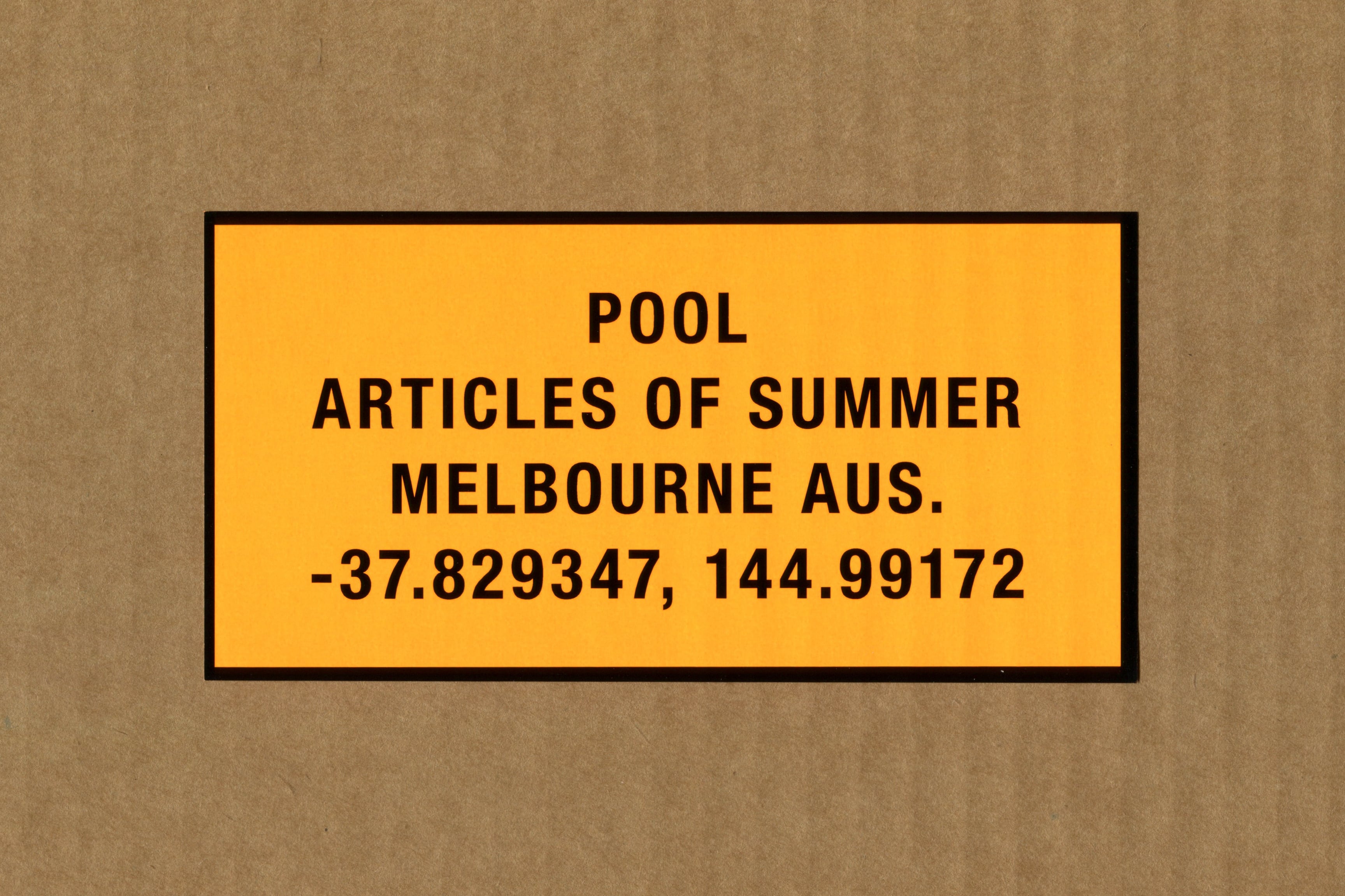 POOL Sticker